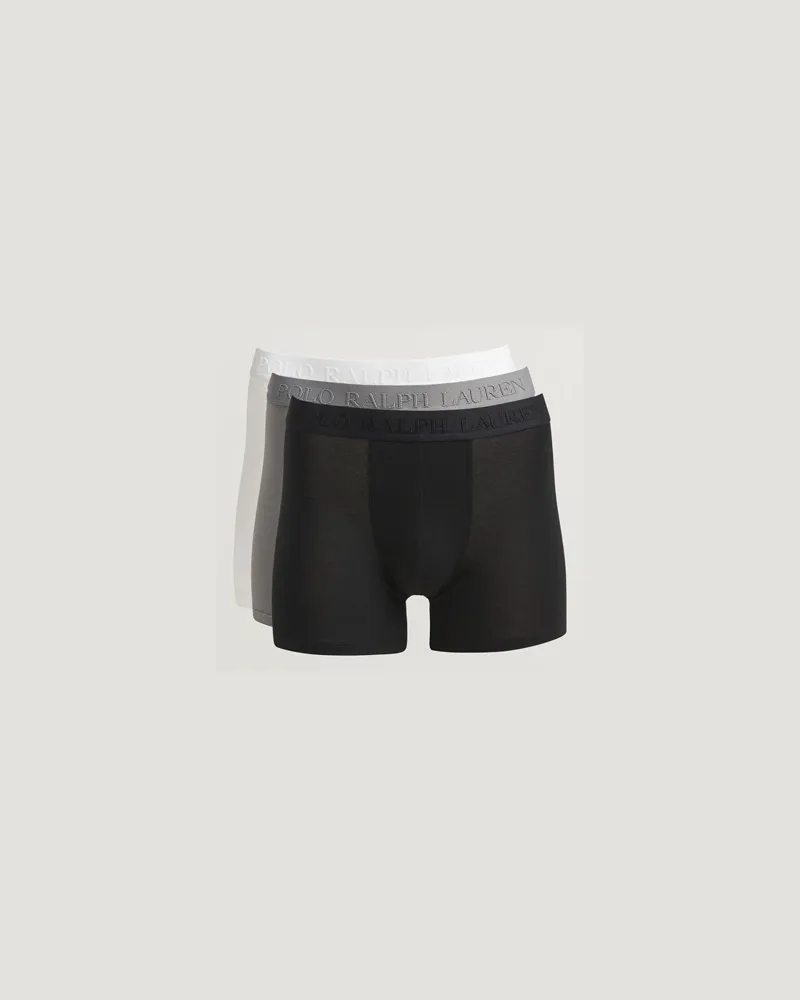 Ralph Lauren 3-Pack Boxer Briefs Black/Grey/White Weiß