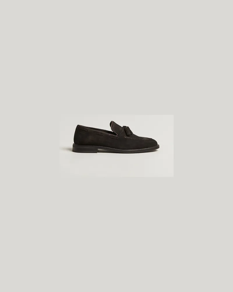 Gant Lozham Suede Tassle Loafer Dark Brown Braun