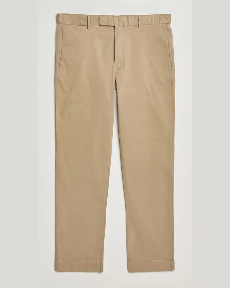 Ralph Lauren Jarrett Satin Chinos Khaki Hill Beige