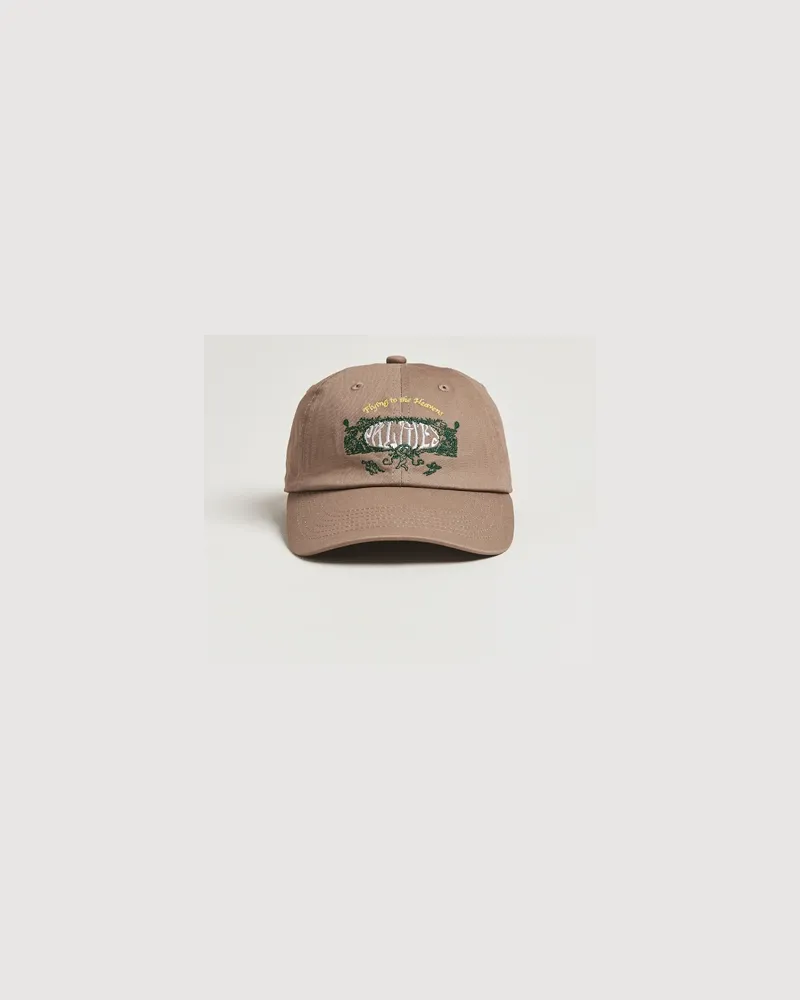 Palmes Angels 6-Panel Cap Fossil Beige