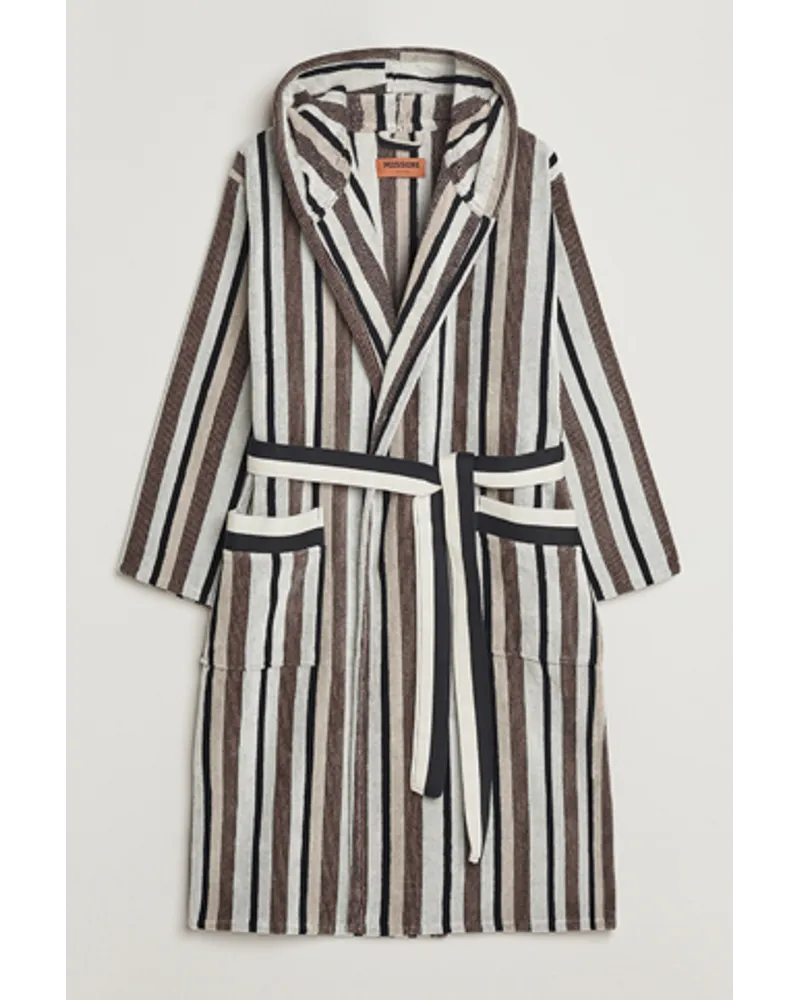 Missoni Home Craig Bathrobe Grey/Black Mehrfarbig