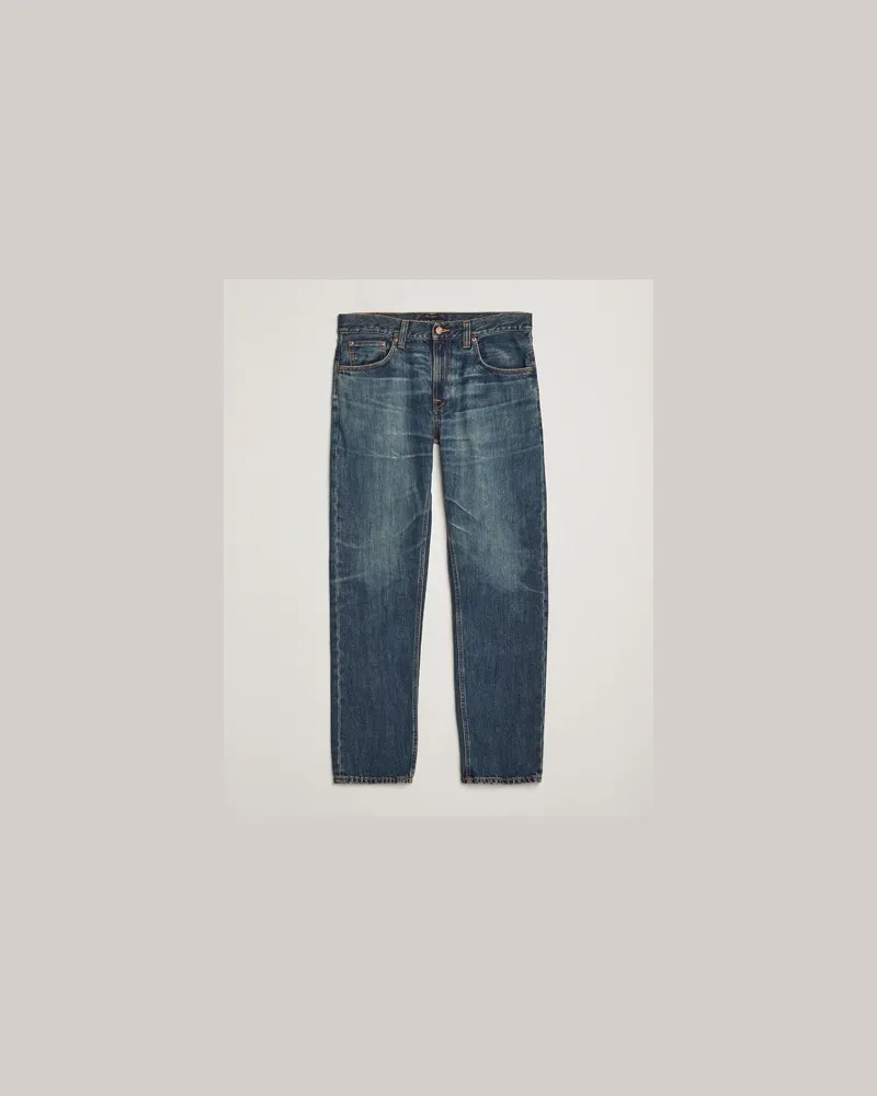 Nudie Jeans Gritty Jackson Jeans Thriller Tracks Blau