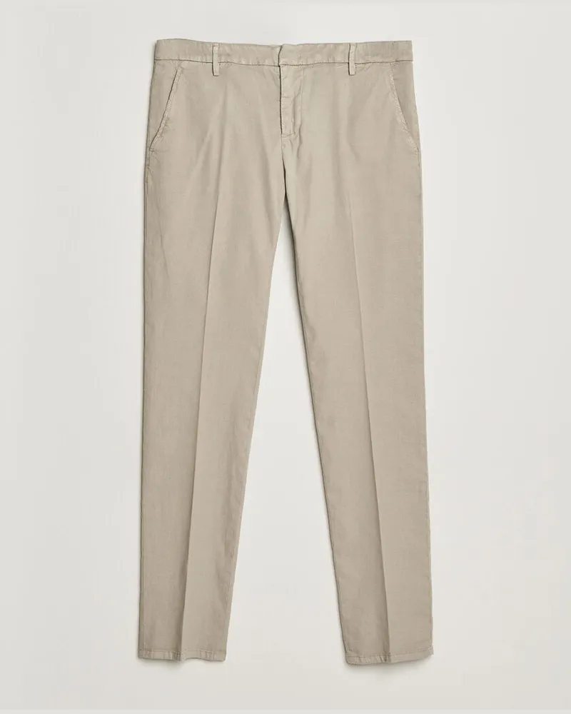 Dondup Spiritisimo Linen Stretch Chinos Beige Beige