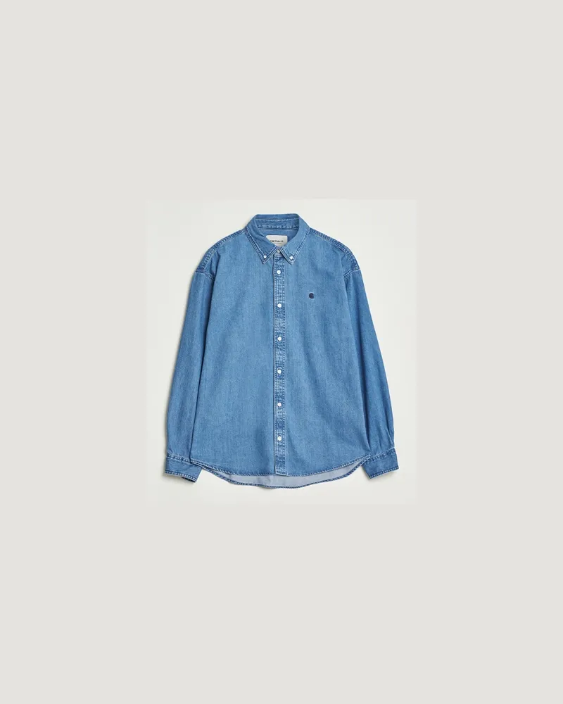 Carhartt WIP Lucas Denim Shirt Blue Blau