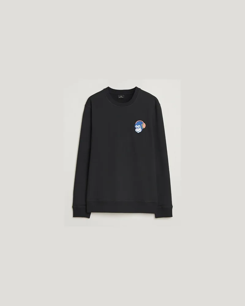 Paul Smith Monkey Headphone Printed Sweatshirt Black Schwarz