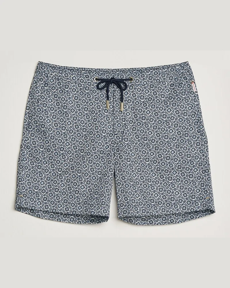 Orlebar Brown Bulldog Drawcord Petola Swim Shorts Night Iris Blau