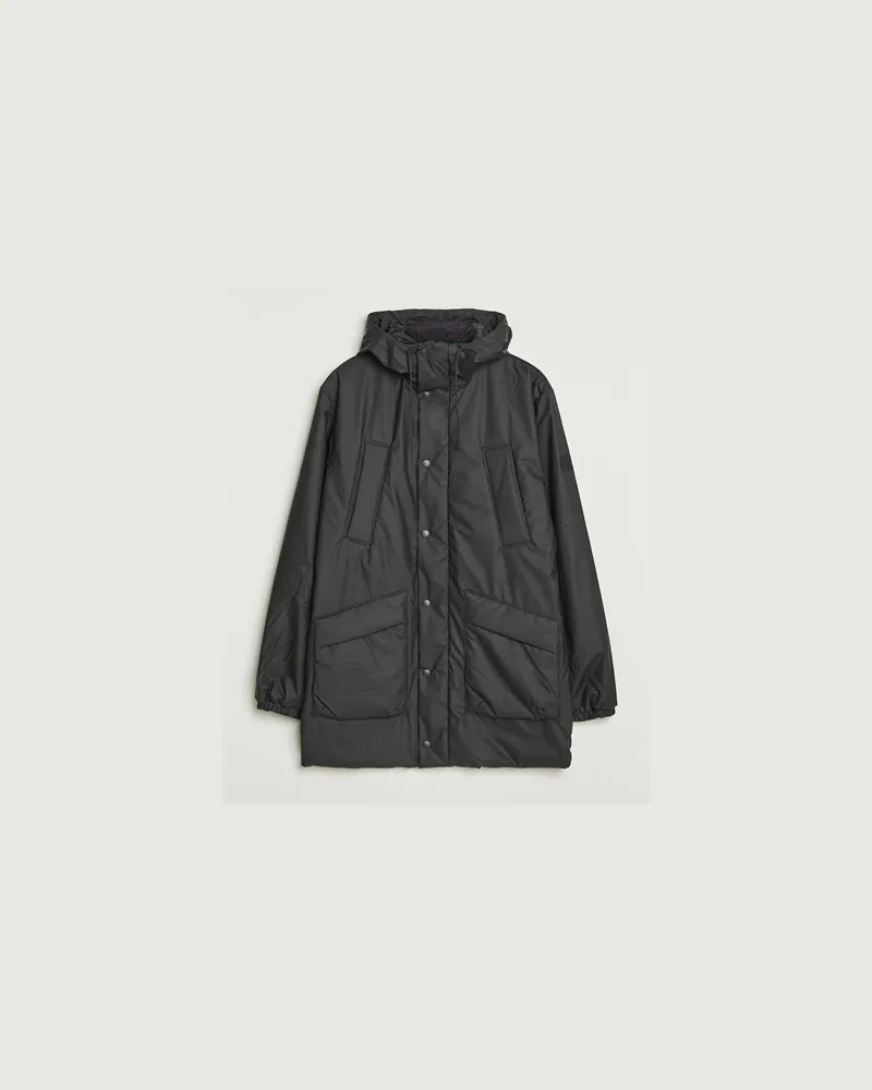 RAINS Lohja Insulated Cargo Jacket Black Schwarz