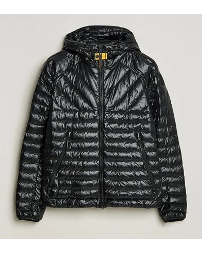 Parajumpers Miroku Techno Puffer Hodded Jacket Black Schwarz