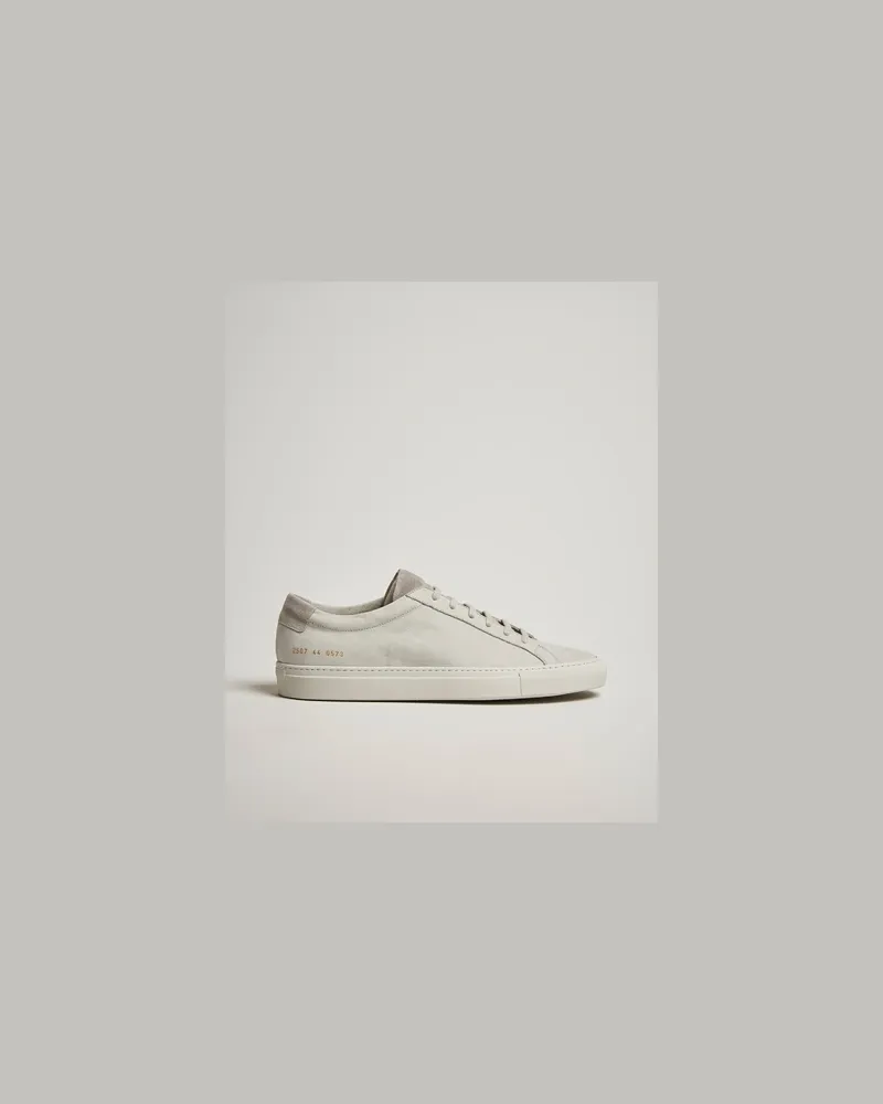 Common Projects Original Achilles Nubuck Sneaker Light Grey Grau