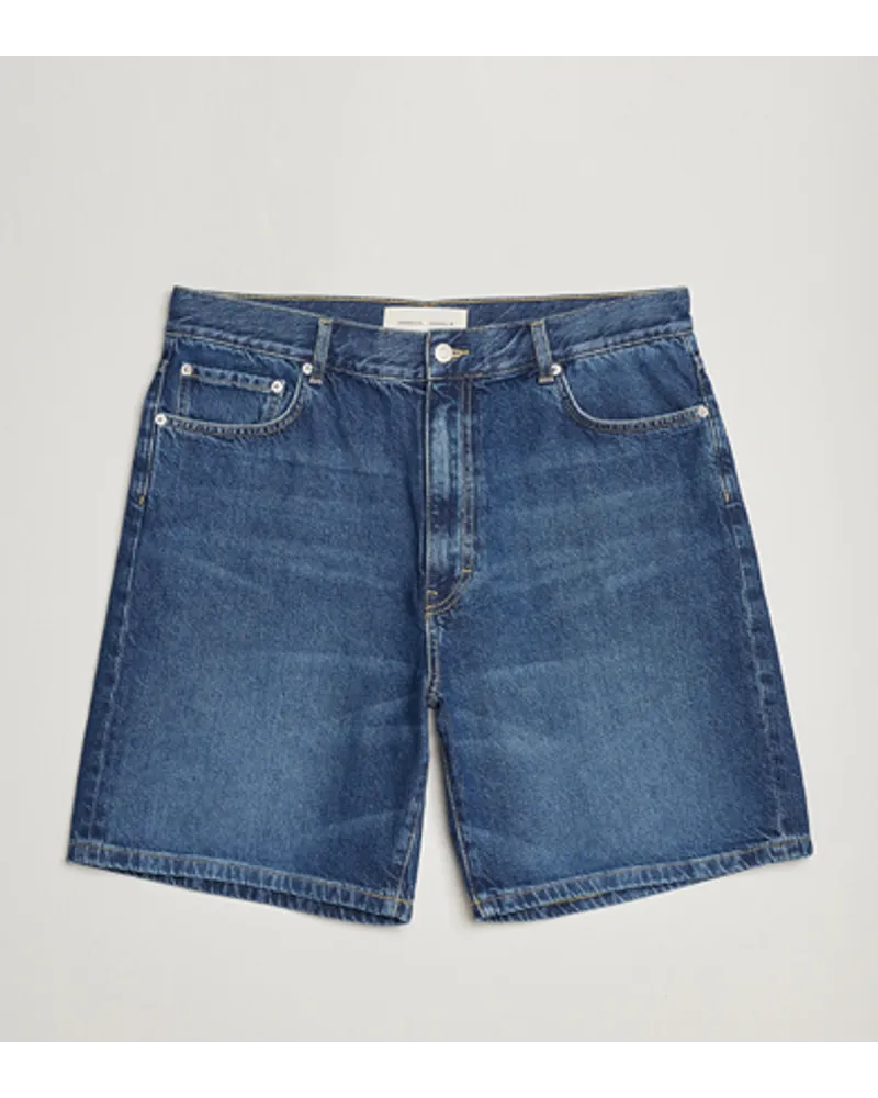 JEANERICA GM009 Genua Denim Shorts Vintage 62 Blau