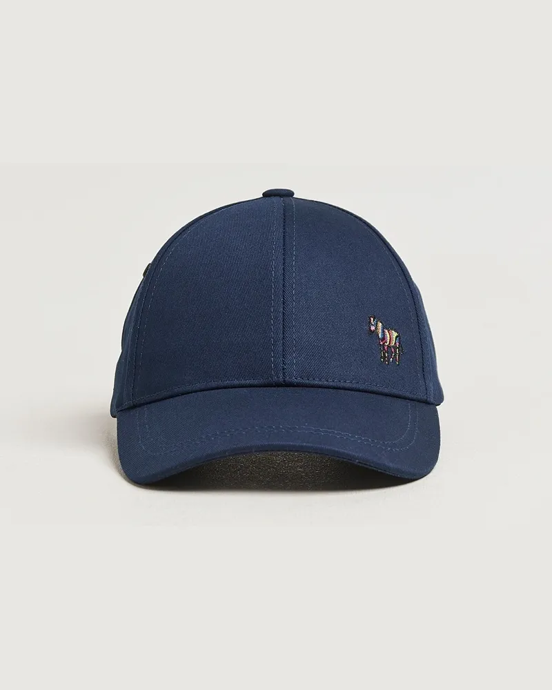 Paul Smith Baseball Zebra Cap Navy Blau
