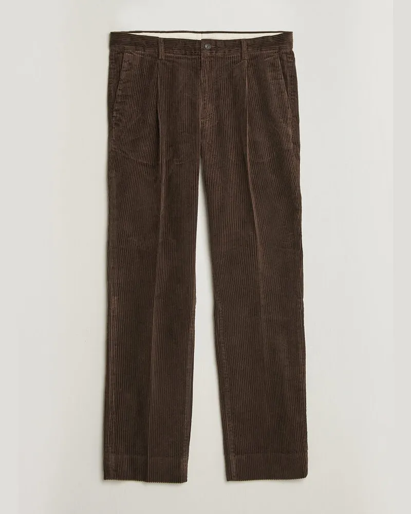 Gant Corduroy Trousers Black Brown Braun