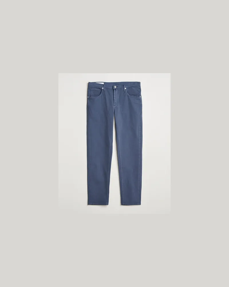 Incotex 5-Pocket Cotton Stretch Pants Dark Blue Blau