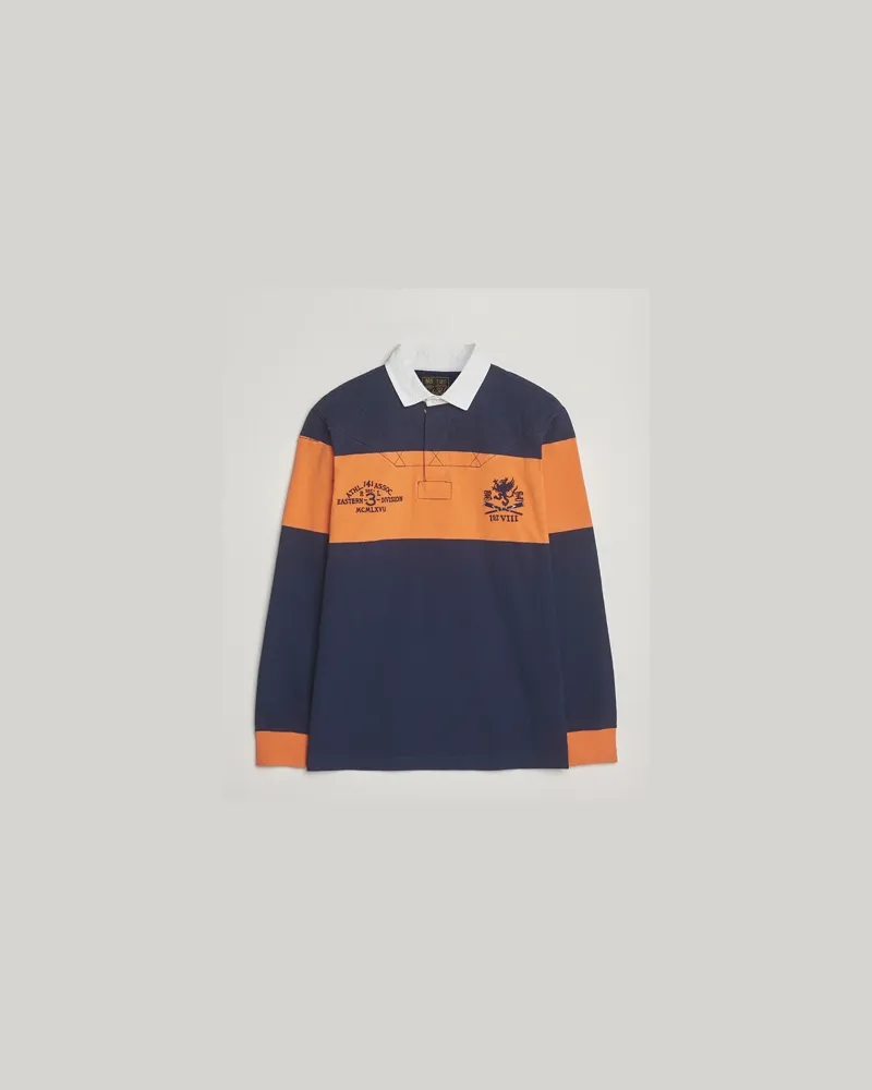 Ralph Lauren Sport Rugby Sweater Newport Navy Mehrfarbig