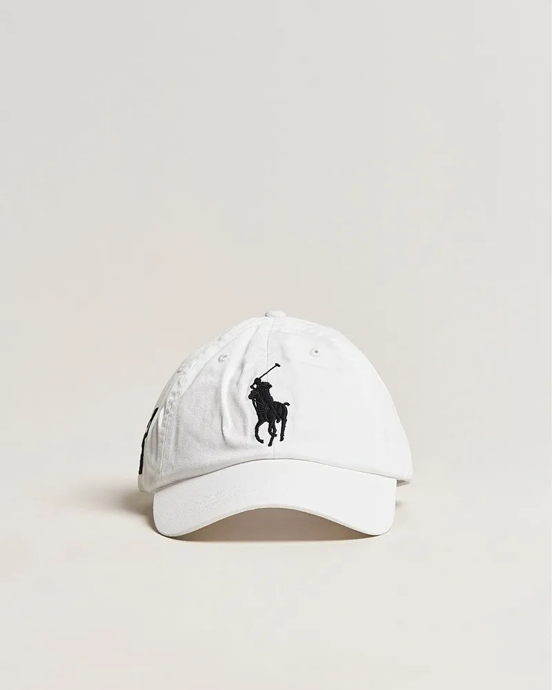 Ralph Lauren Big Pony Cap White Weiß