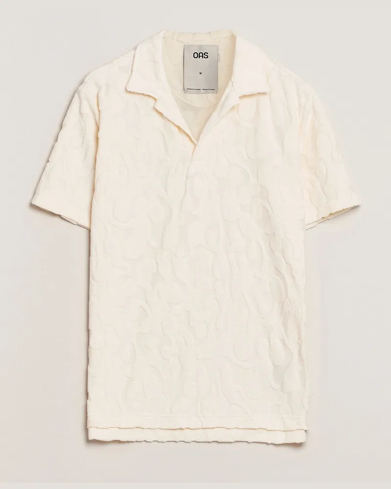 OAS Short Sleeve Terry Polo Summit Weiß