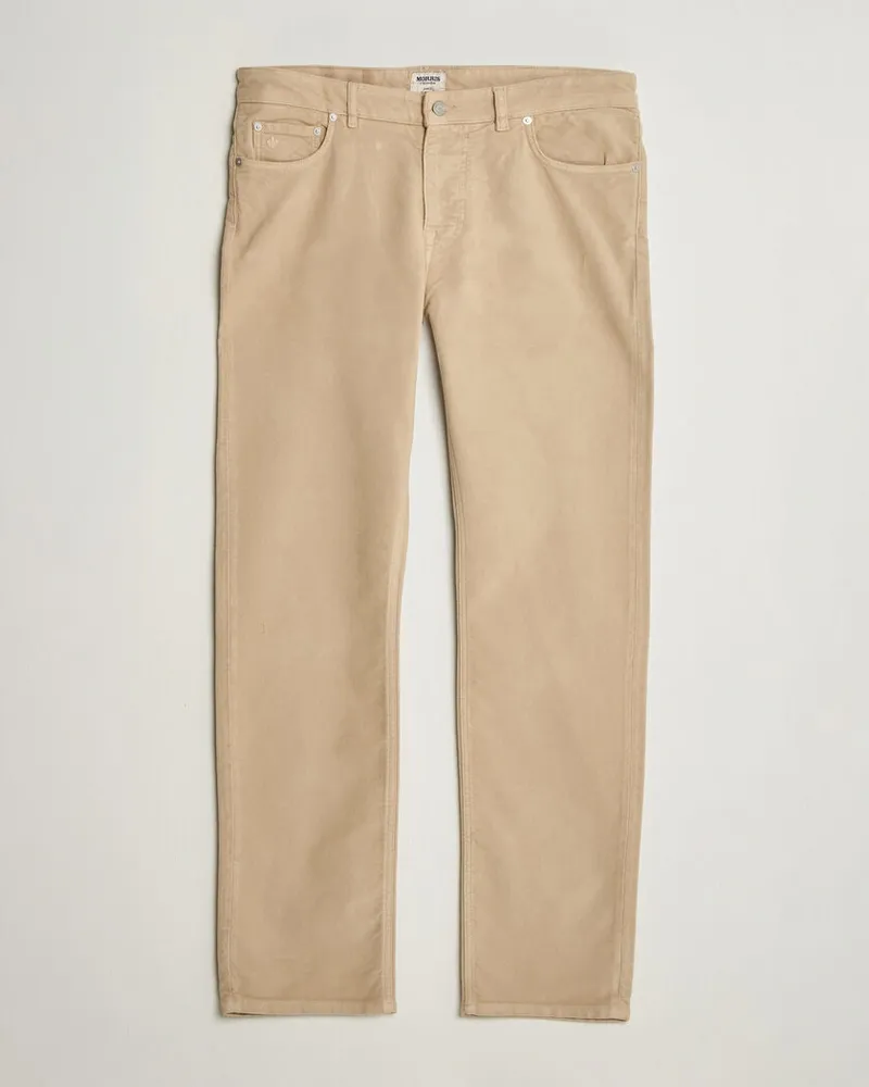 Morris James Winter Twill 5-Pocket Pants Khaki Beige