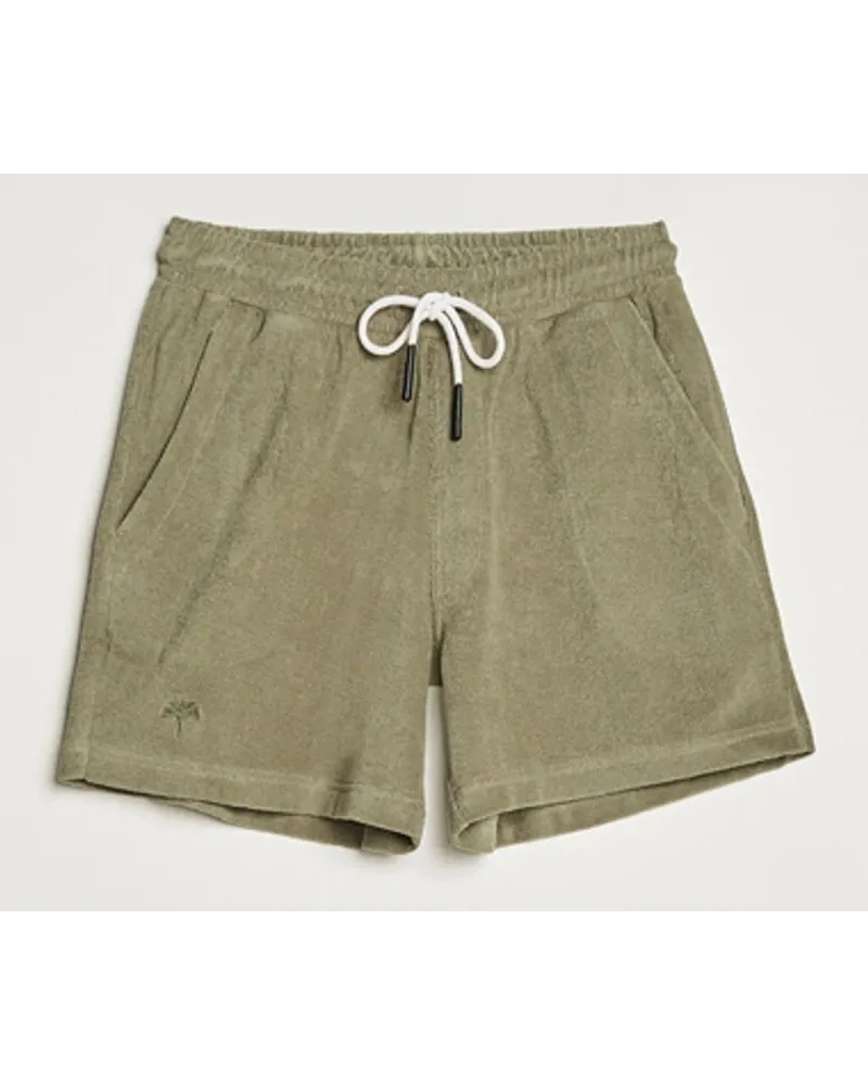 OAS Terry Shorts Khaki Grün