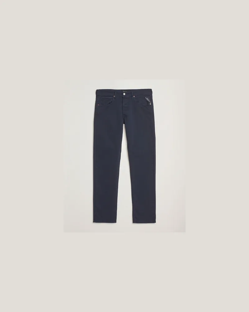 Replay Grover Bullstretch 5-Pocket Pants Navy Blau