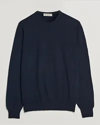 Piacenza Cashmere Cashmere Rundhals Sweater Navy Blau