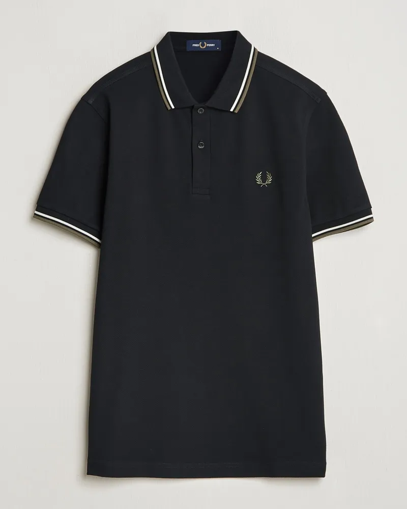 Fred Perry Twin Tipped Fred Perry Shirt Black Schwarz
