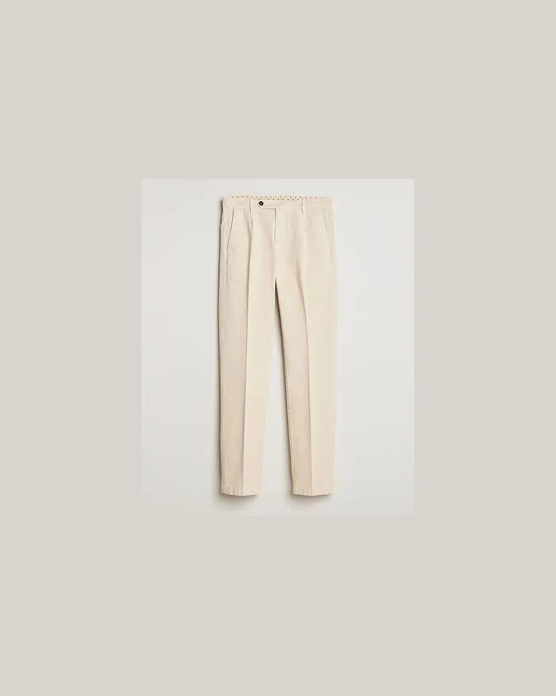 Massimo Alba Ionio Cotton Trousers Light Beige Beige