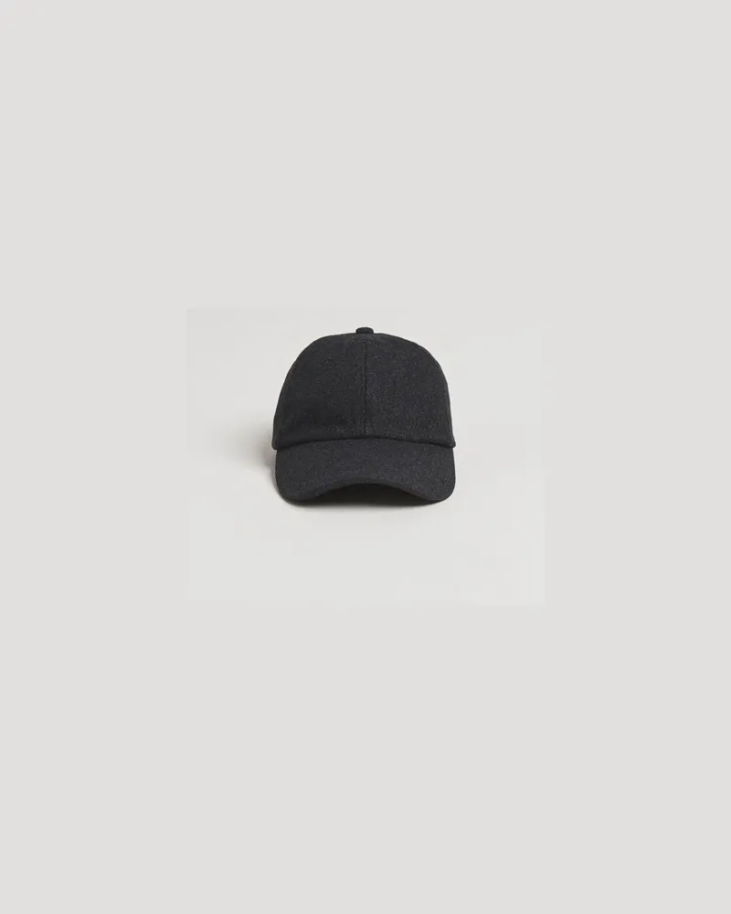 NN 07 Boiled Wool Cap Antrachite Grau