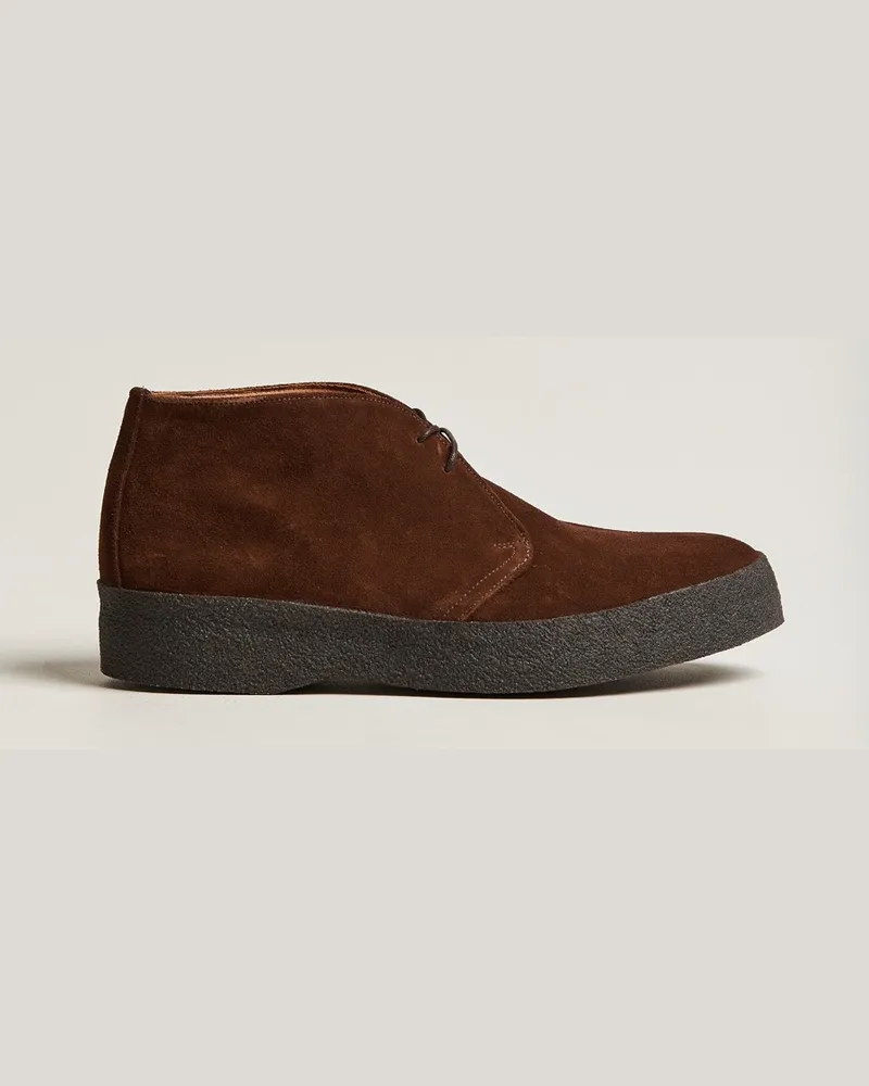 Sanders Joel Chukka Boot Polo Snuff Suede Braun