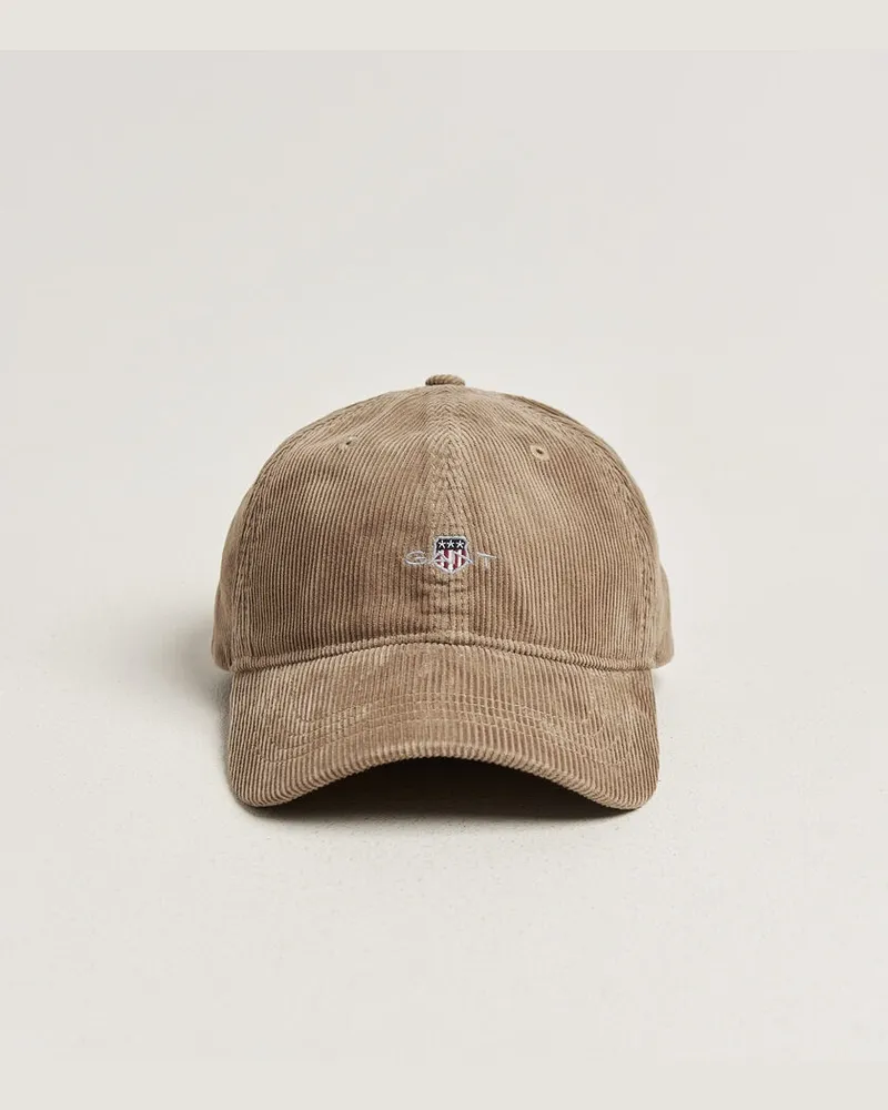 Gant Corduroy Cap Warm Khaki Beige