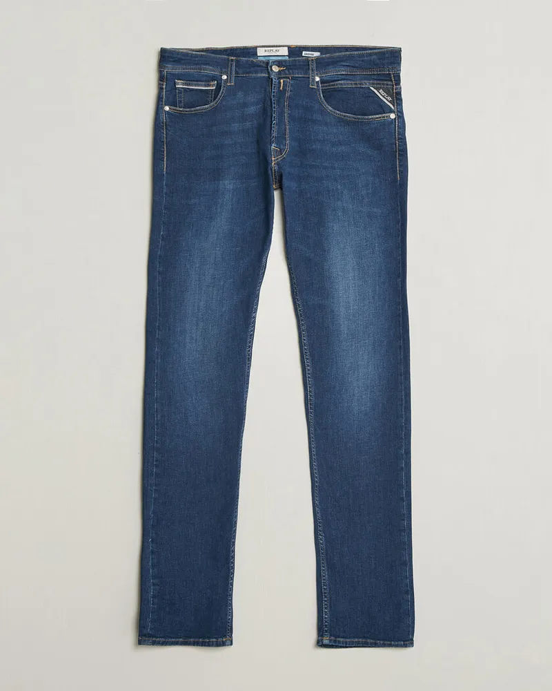 Replay Grover Super Stretch DNA Jeans Dark Blue Blau