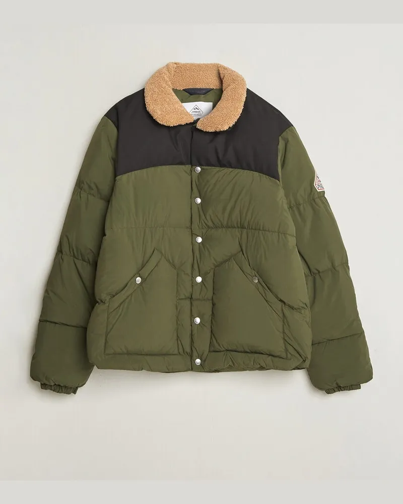 Pyrenex Fiery Down Jacket Deep Khaki Grün