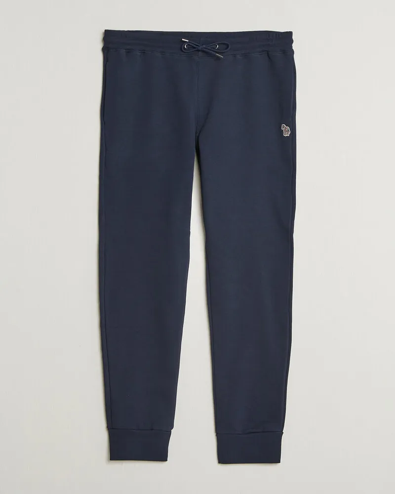 Paul Smith Zebra Organic Cotton Sweatpants Navy Blau