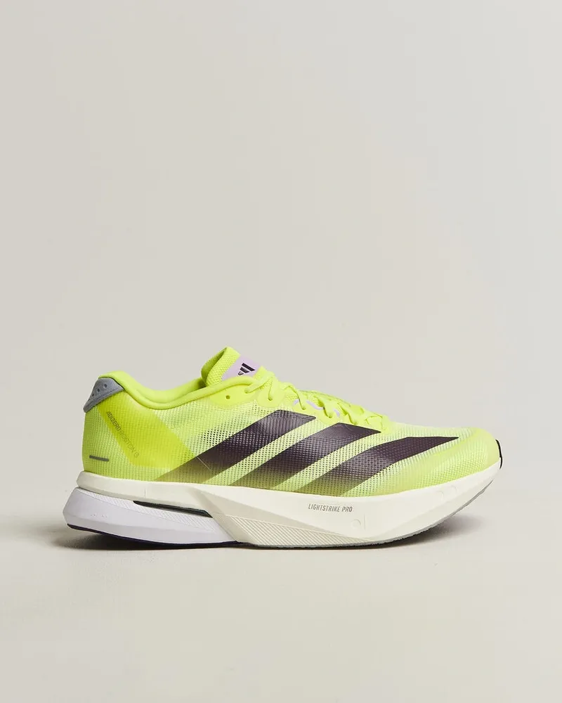 adidas Adizero Boston 13 Yellow/Black Gelb