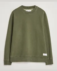 Samsøe & Samsøe Pigment Dyed Sweatshirt Forest Night Grün