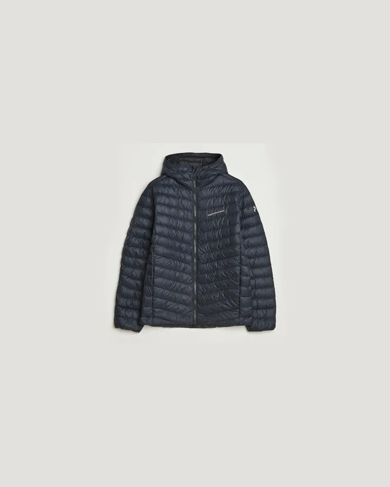 Peak Performance Frost Down Hooded Jacket Black Schwarz