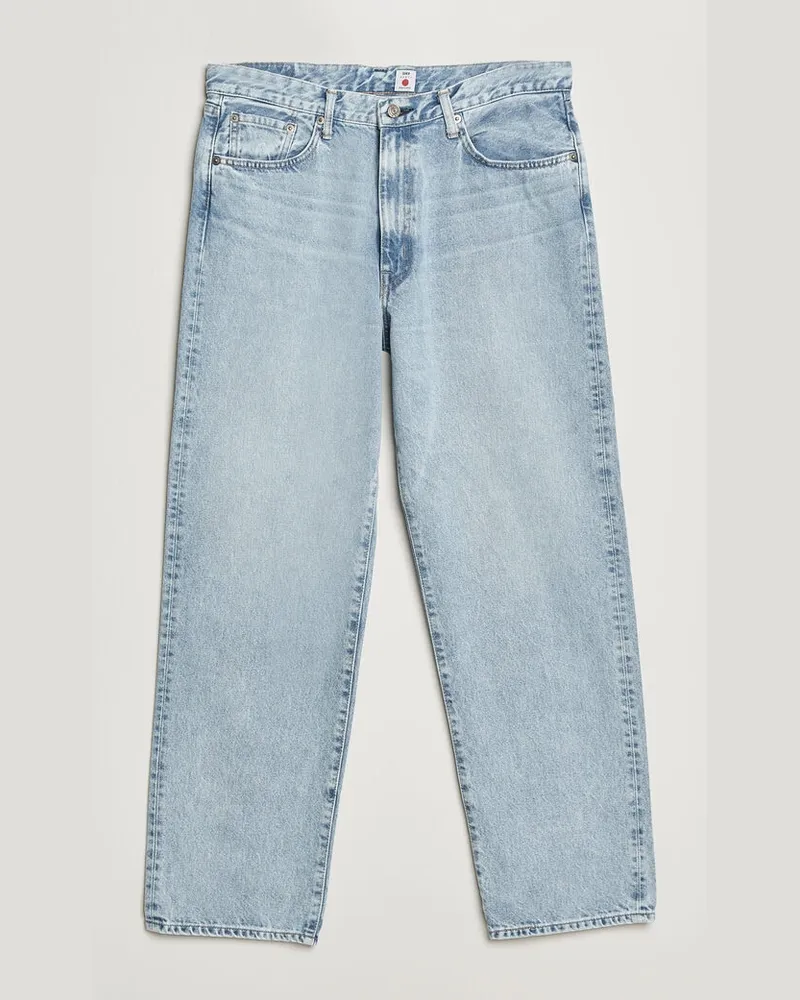 Edwin Jeans Loose Straight Jeans Used Light Blue Blau