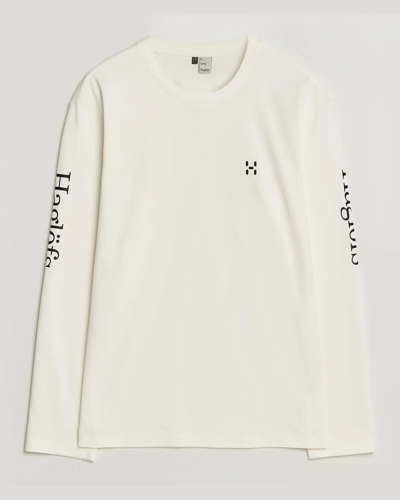 Haglöfs Long Sleeve T-Shirt Soft White Weiß
