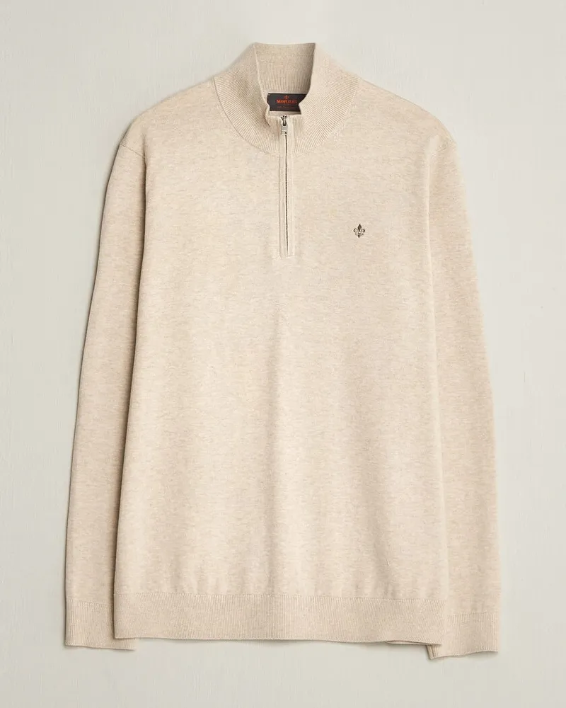 Morris Riley Half-Zip Khaki Beige