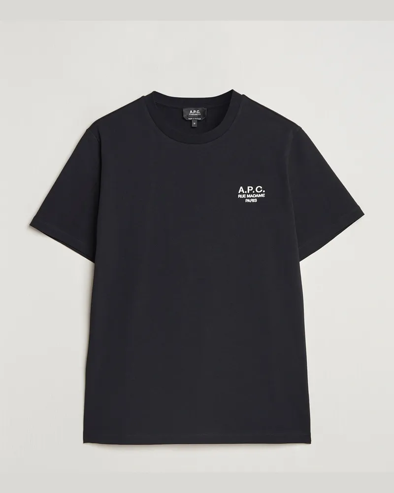 A.P.C. Rue Madame T-Shirt Black/White Schwarz