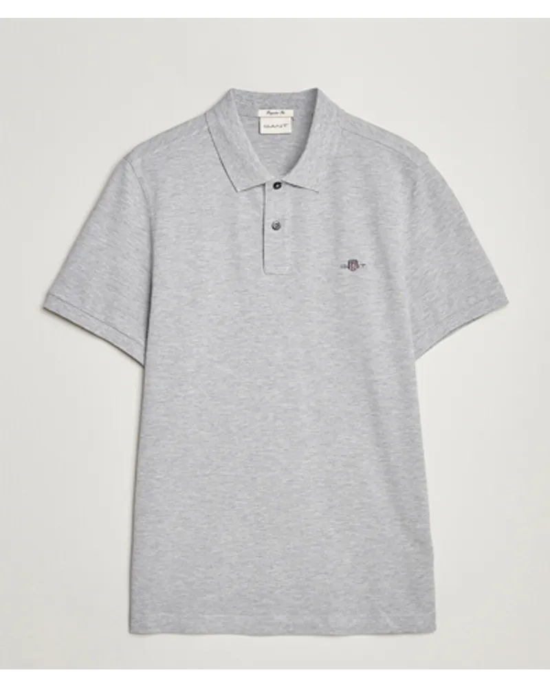 Gant The Original Polo Grey Melange Grau