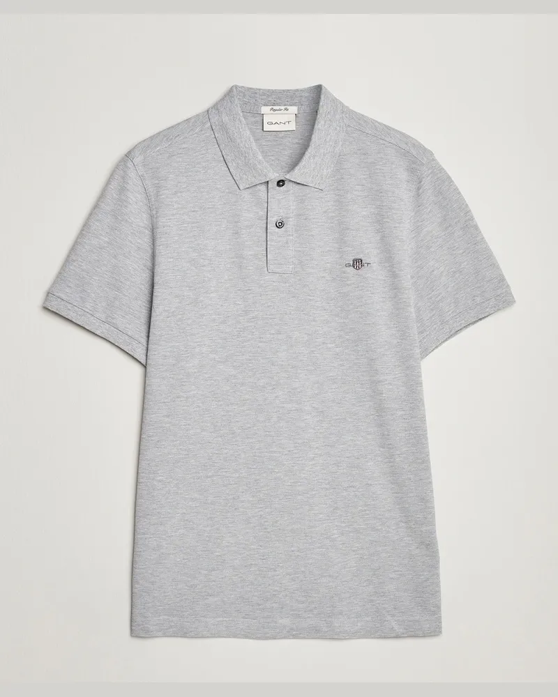 Gant The Original Polo Grey Melange Grau
