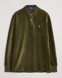 Ralph Lauren Corduroy Long Sleeve Polo Dark Loden Grün