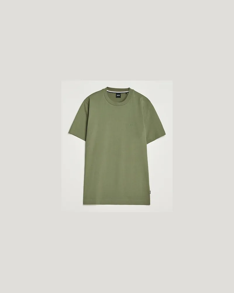 HUGO BOSS Thompson Crew Neck T-Shirt Medium Green Grün