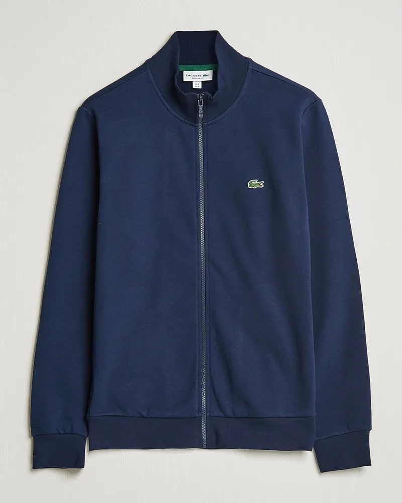 Lacoste Full Zip Sweater Navy Blau