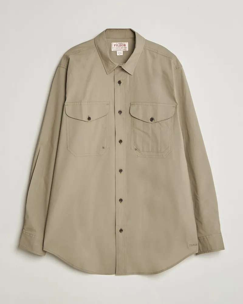 Filson Twin Lakes Sport Shirt Dark Clay Grün