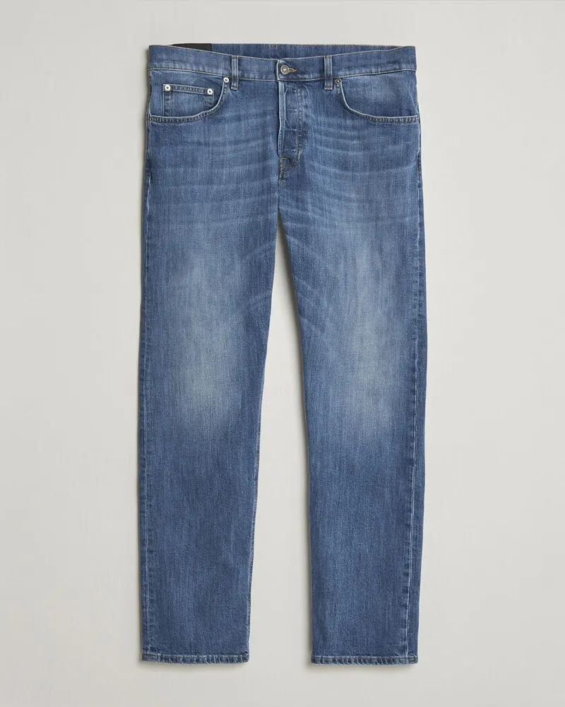 Dondup Icon Regular Fit Jeans Medium Blue Blau