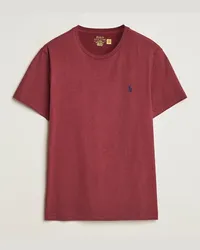 Ralph Lauren Custom Slim Fit Tee Vintage Port Heather Rot