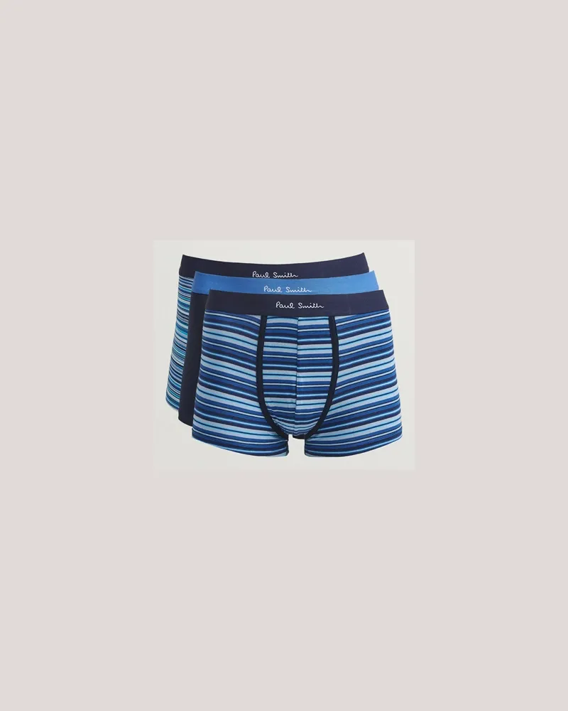 Paul Smith 3-Pack Trunk Blue Multi Mehrfarbig