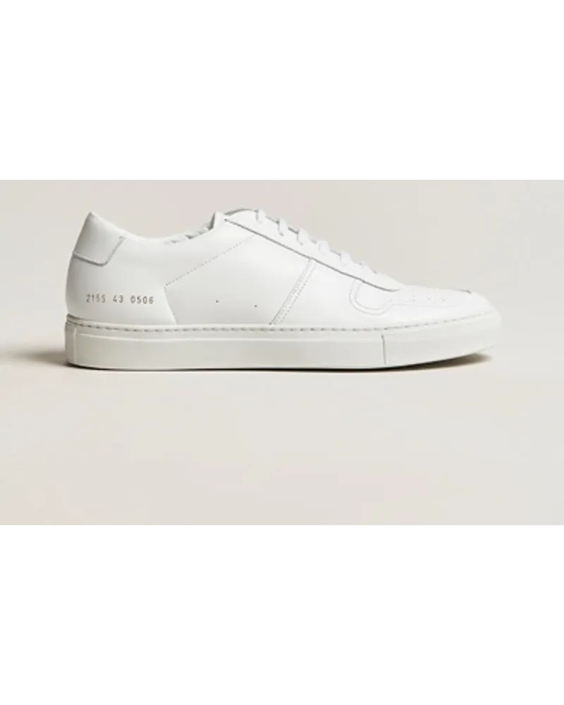 Common Projects B Ball Leder Sneaker White Weiß