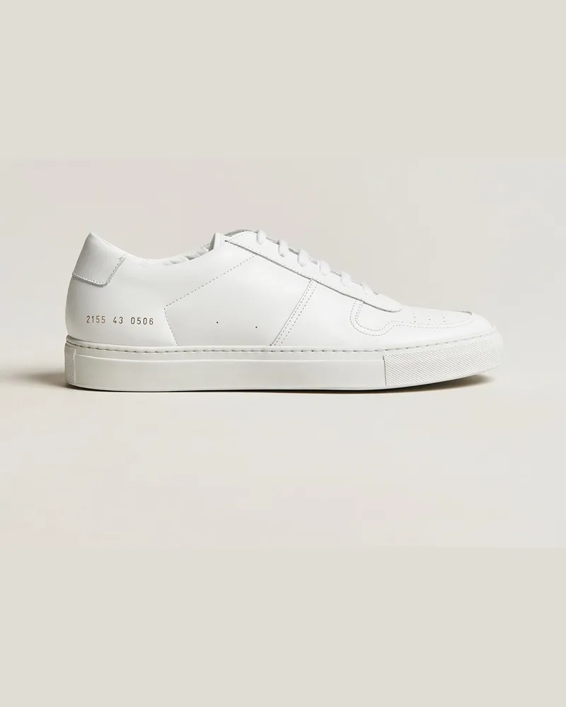 Common Projects B Ball Leather Sneaker White Weiß